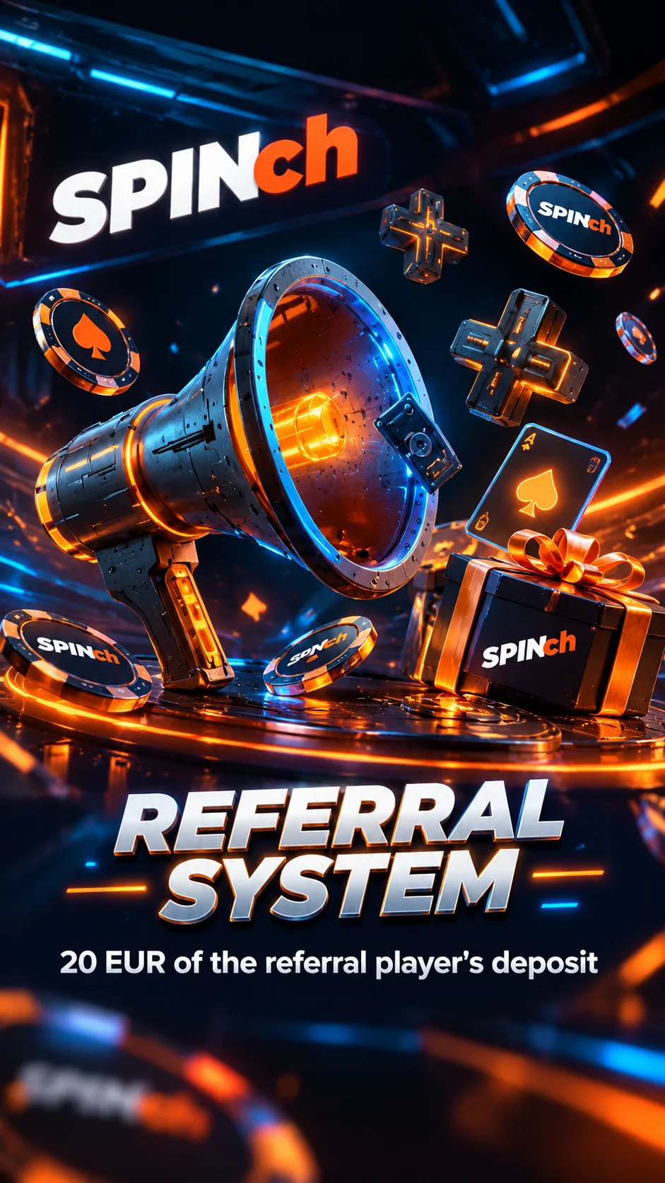 Spinch Casino affiliate landing preview